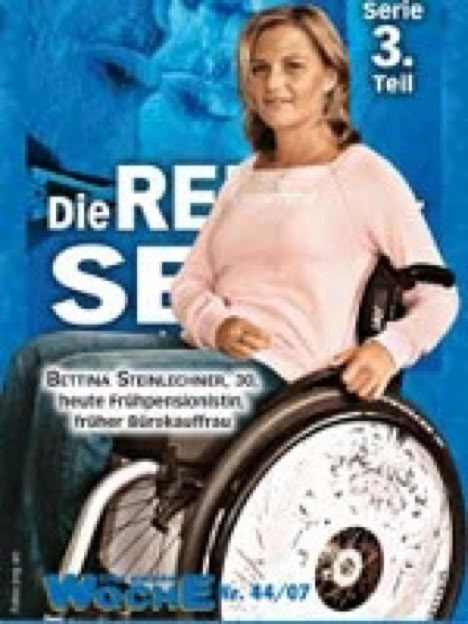 GANZE WOCHE Ausschnitt für Link zu Teil 3 der 3-teiligen Serie Spirituelle Rückführungen: Die Reise der Seele in DIE GANZE WOCHE Nr. 44 (30.10.2007): Wie geht es nach dem Tod weiter? Ursula Demarmels über die Entwicklung der Seele und Tiere als unsere Mitgeschöpfe