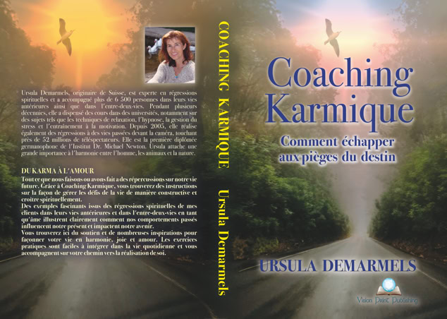Book Cover "Coaching Karmique. Comment échapper aux Pièges du destin" by Ursula Demarmels (c) Vision Publishing, Achtelsbach, Germany