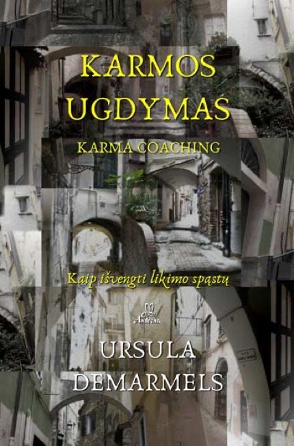 Buchcover "Karma Coaching" von Ursula Demarmels, litauische Ausgabe (c) Andrena, Vilnius, Litauen