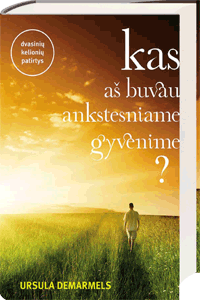 Buchcover Ursula Demarmels "Wer war ich im Vorleben?", litauischen Ausgabe (c) Alma Littera, Vilnius, Litauen