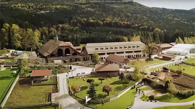 Drohnen-Aufnahme von Gut Aiderbichl Henndorf (c) Michael Schweizer Anliker