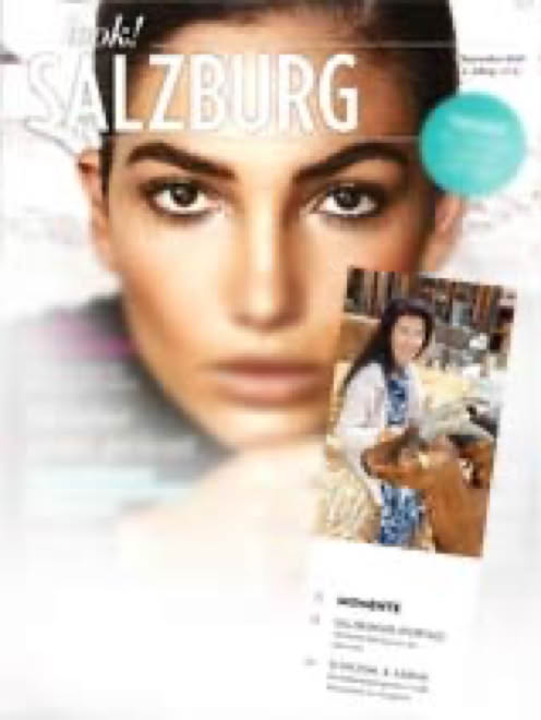 Logo Look! Salzburg für Link zu Karma hat kein Verfallsdatum. Interview mit Ursula Demarmels im Tierparadies Gut Aiderbichl von Elisabeth TRAUNER für das trendige Life Style Magazin LOOK! Salzburg 