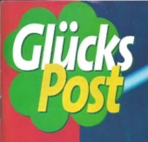 GLÜCKSPOST Logo für Link zu Ohne Angst in das  frühere Leben reisen. Die Arbeit der Rückführungsexpertin und  Tierfreundin Ursula Demarmels fasziniert. Bericht über Ursulas Rückführungen von RTL Topjournalist JENKE VON WILMSDORFF und Transgender-Protagonistin MIRKA von René TISCHLER in der beliebten Schweizer Illustrierten GLÜCKSPOST (Heft 23, 48, 6/2014)